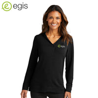 egis - LK826 Port Authority® Women's Microterry Pullover Hoodie
